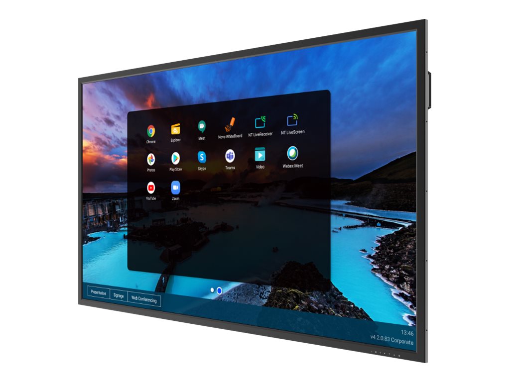 Vivitek NovoDisplay DK551P - 140 cm (55") Diagonalklasse LCD-Display mit LED-Hintergrundbeleuchtung - interaktive Digital Signage - 4K UHD (2160p)