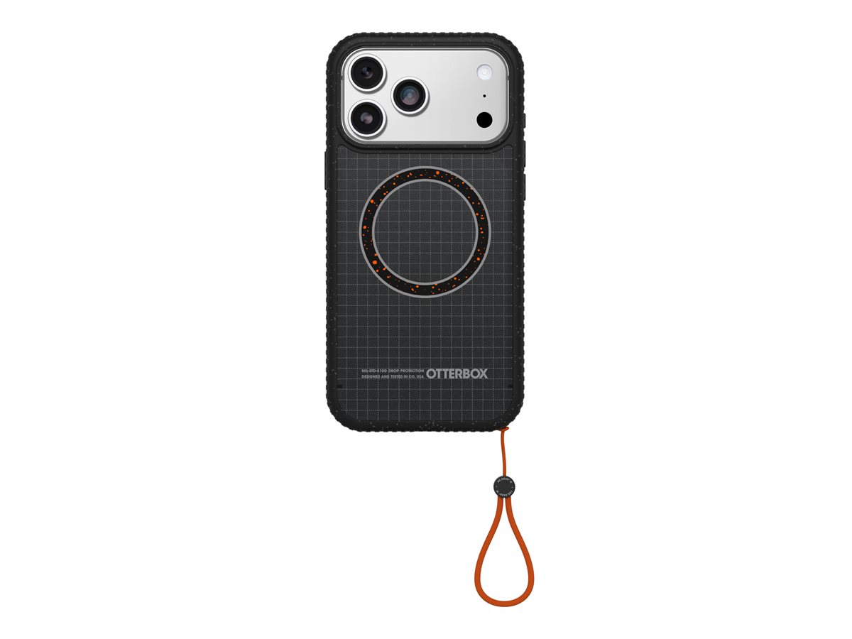 OtterBox Sole Series - Hintere Abdeckung für Mobiltelefon - MagSafe-Kompatibilität - Polycarbonat, Nylongewebe, thermoplastischer Elastomer (TPE)