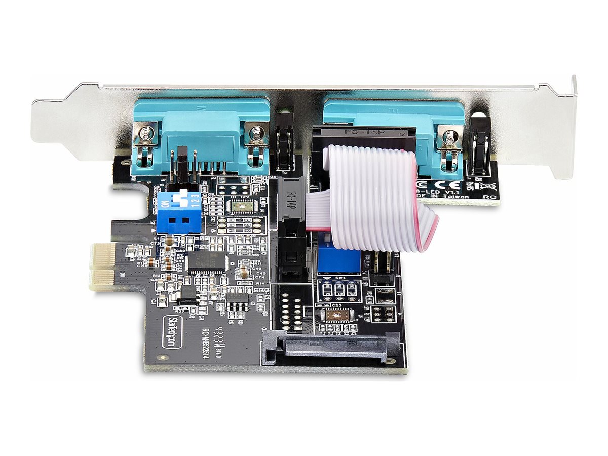 StarTech.com Startech 2-Port Serielle PCIe Karte, RS232RS422RS485