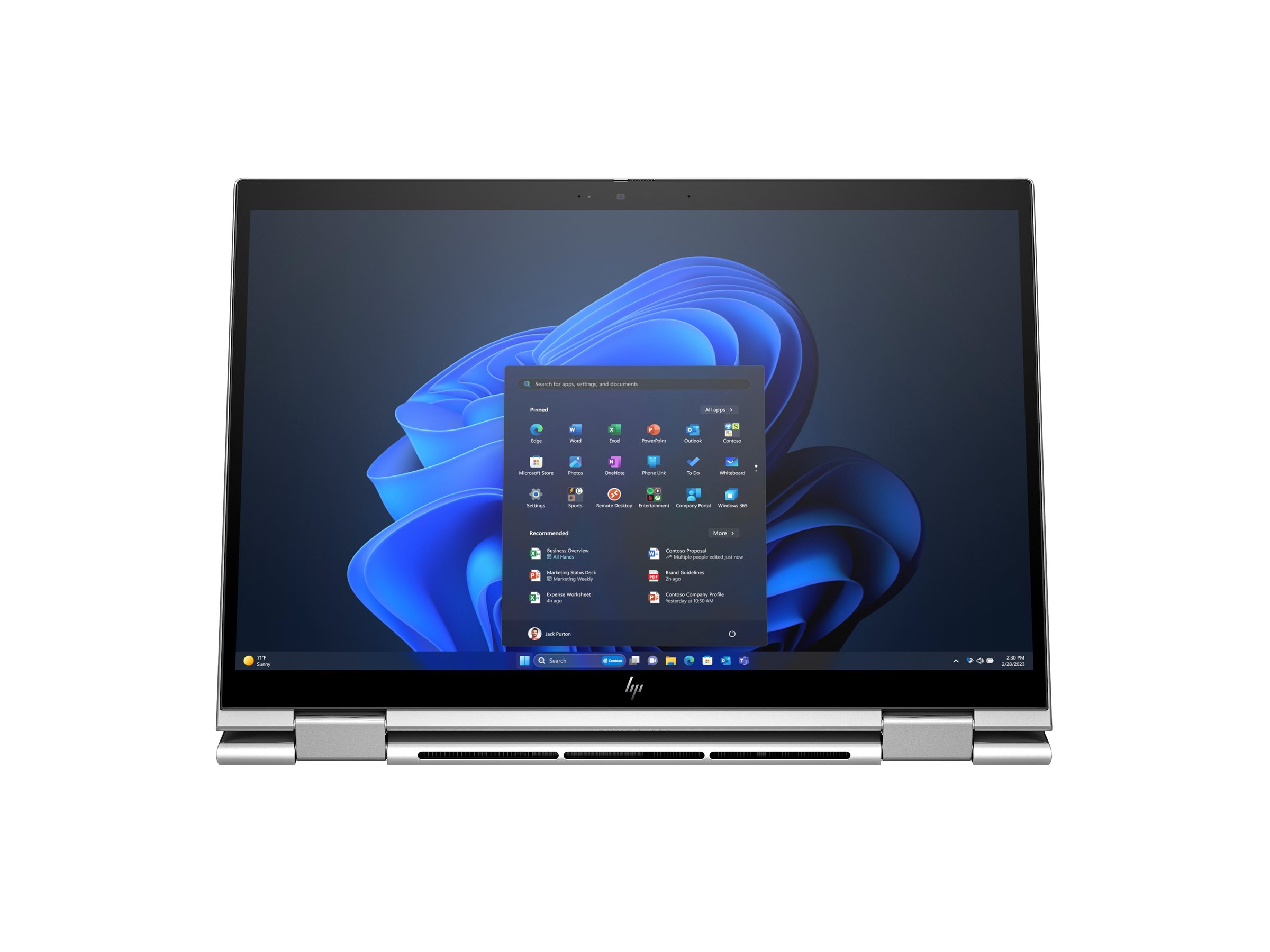 HP Elite x360 830 G11 Notebook - Flip-Design - Intel Core Ultra 7 155U  1.7 GHz - Win 11 Pro - Intel Graphics - 16 GB RAM - 512 GB SSD NVMe - 33.8 cm (13.3)