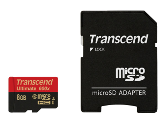 Transcend Ultimate - Flash-Speicherkarte (microSDHCSD-Adapter inbegriffen)