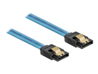 Delock SATA 6 Gbs Cable UV glow effect - SATA-Kabel