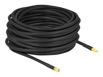 Delock Antennenverlängerungskabel - SMA Stecker zu SMA weiblich