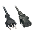 Lindy Stromkabel - Schweiz 3-polig (M) zu power IEC 60320 C13