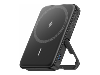 Anker Innovations Anker 322 (MagGo) - Induktive Power Bank - Li-Pol - 5000 mAh - 18.5 Wh - 12 Watt - 2.4 A - 2 Ausgabeanschlussstellen (24 pin USB-C)