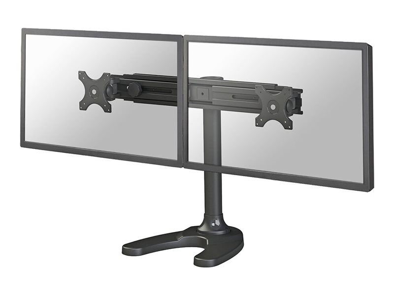 Neomounts FPMA-D700DD - Aufstellung - Voll beweglich - für 2 LCD-Displays - Schwarz - Bildschirmgröße 48.3-76 cm (19"-30")