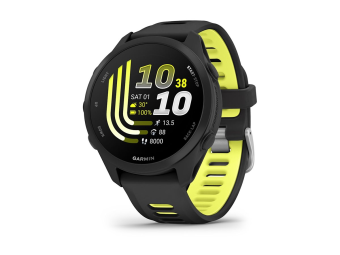 Garmin Forerunner 170 - Schwarz - Sportuhr mit Band - Silikon - schwarzamp gelb - Anzeige 3.04 cm (1.2")