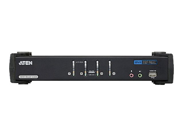 ATEN CubiQ CS1784A - KVM-Audio-Switch - 4 x KVMAudio