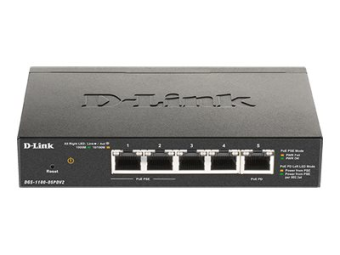 D-Link DGS 1100-05PDV2 - Switch - Smart - 5 x 101001000 (2 PoE)
