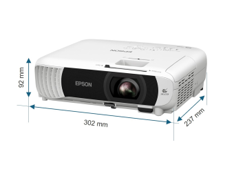 Epson EB-W55 - 3-LCD-Projektor - tragbar - 4000 lm (weiß)
