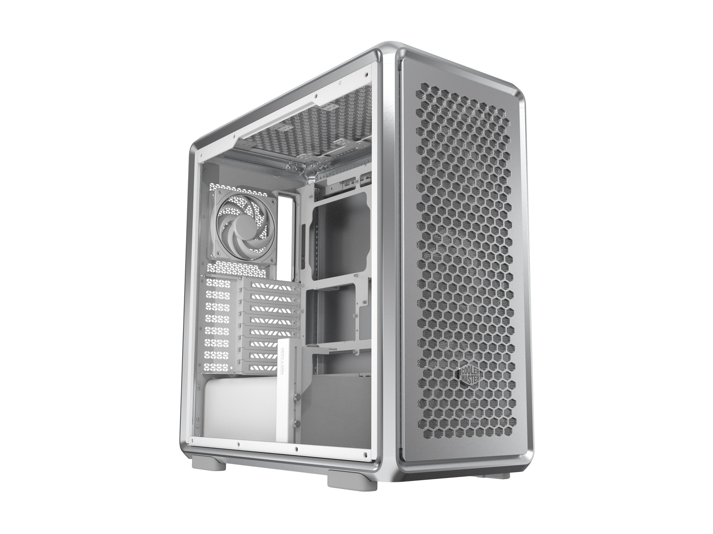 Cooler Master MasterFrame 600 - Mid tower - SSI CEB - Seitenteil mit Fenster (gehärtetes Glas)