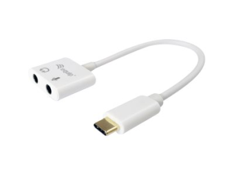 Equip Adapter USB-C auf Klinkenstecker - 24 pin USB-C männlich zu mini-phone stereo 3.5 mm weiblich