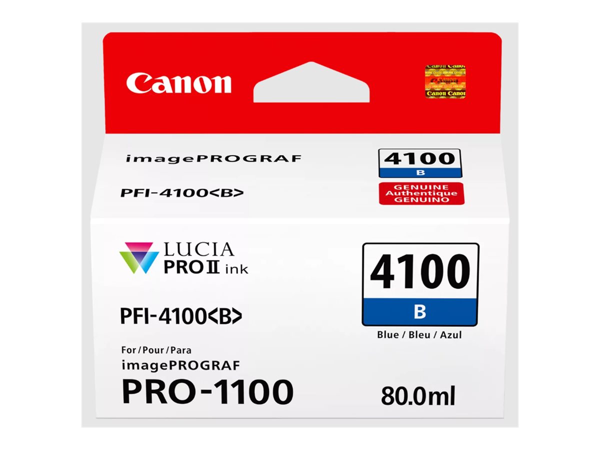 Canon PFI-4100 B - 80 ml - Blau - original - hängende Box