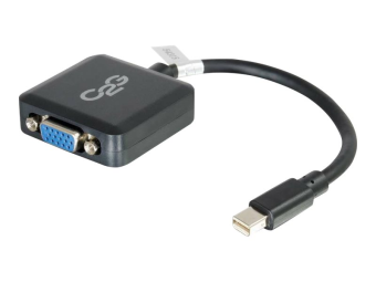 C2G 20cm Mini DisplayPort to VGA Adapter - Thunderbolt to VGA Converter MF - Black - VGA-Adapter - Mini DisplayPort (M)