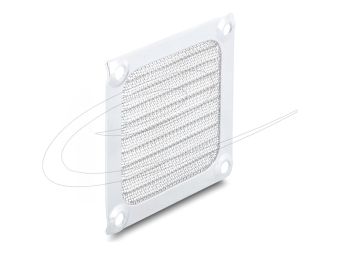 Delock Lüftergitter mit Filter - 60 x 60 mm, Aluminium, Edelstahlfiltergewebe