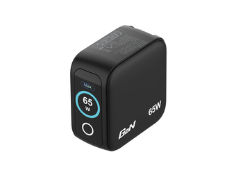 Verbatim Mini GaN Charger 3 Port 65W w Display EUUKUS - Ladegerät