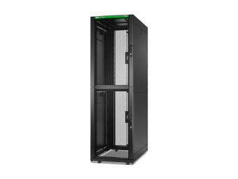 APC NetShelter SX Colocation - Schrank Netzwerkschrank - 2 x 600W x 1070D mm with sides - bodenstehend - Schwarz - 42HE - 48.3 cm (19)