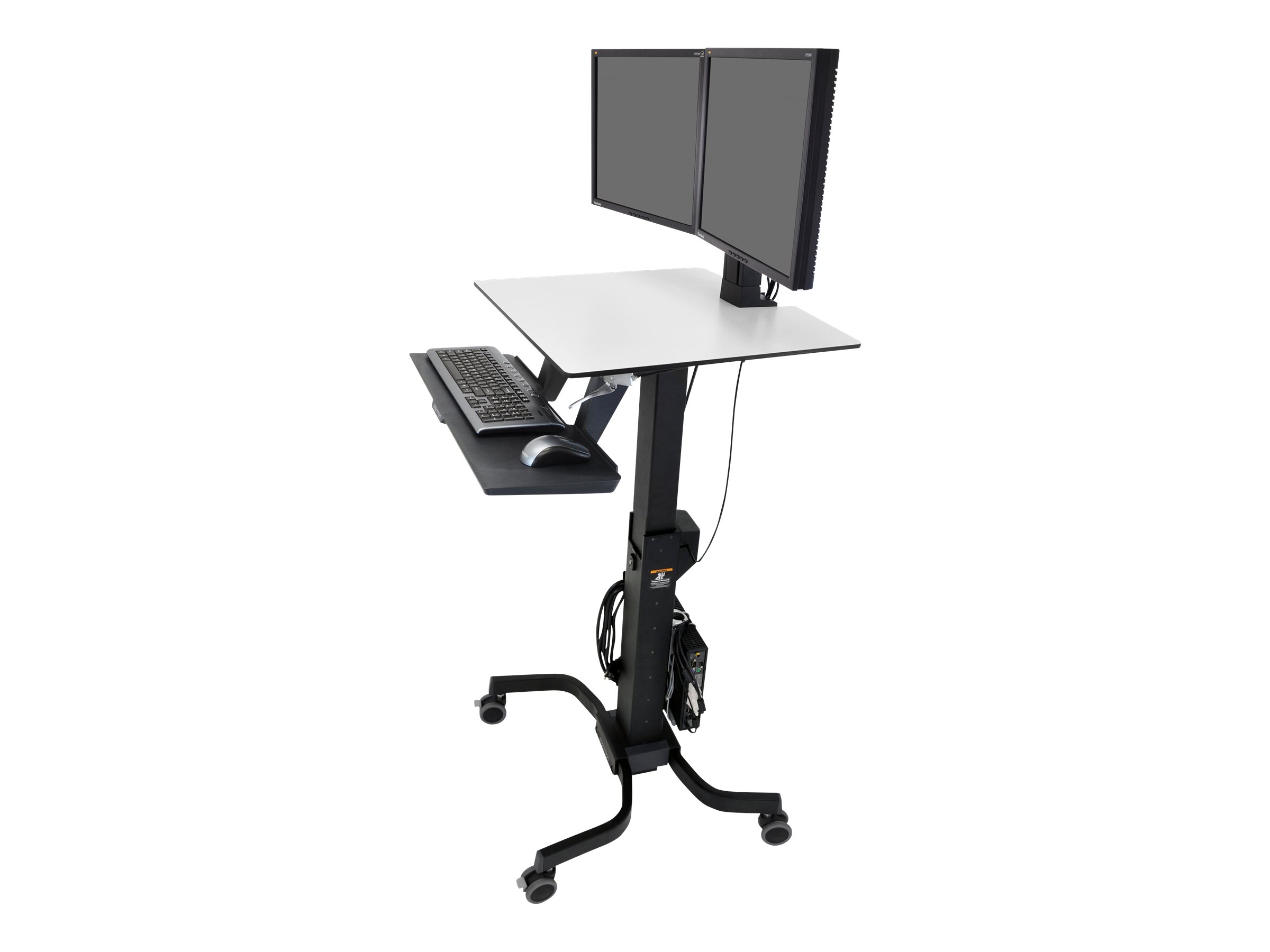 Ergotron WorkFit-C Dual - Sitz-Steh-Arbeitsplatz
