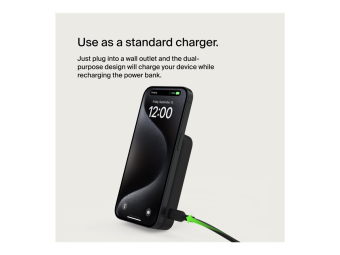 Belkin Induktive Power Bank - magnetisch mit Qi2 - 8000 mAh - 15 Watt - Fast Charge (24 pin USB-C)