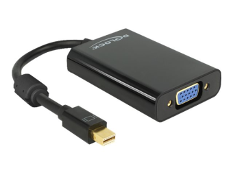Delock Adapter mini Displayport 1.1 male > VGA female + Audio + Power