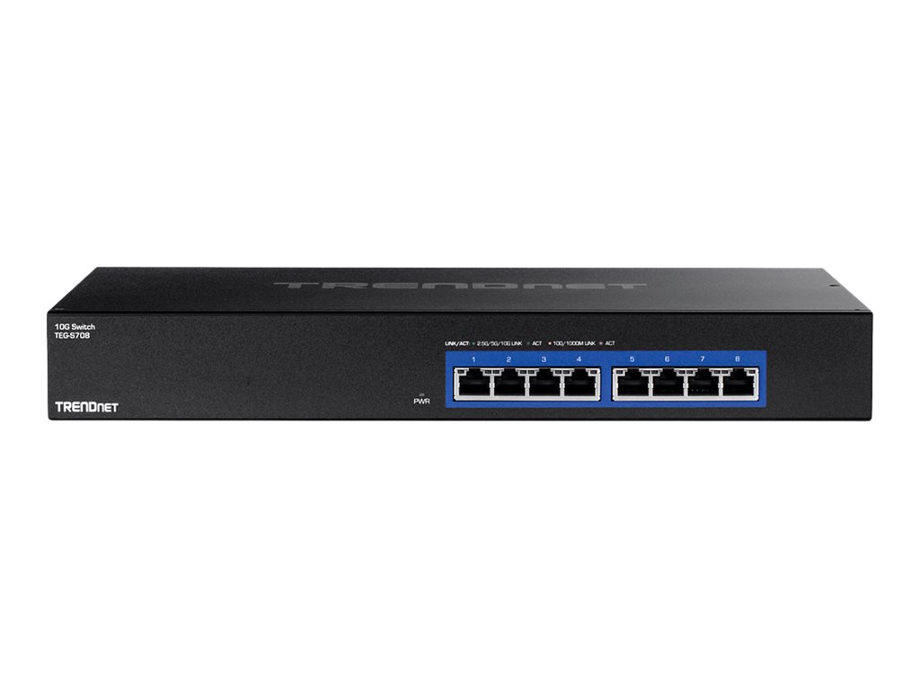 TRENDnet TEG S708 - Switch - 8 x 10010002.5G5G10GBase-T