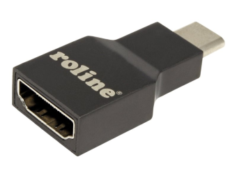 ROLINE Videoadapter - 24 pin USB-C männlich zu HDMI weiblich