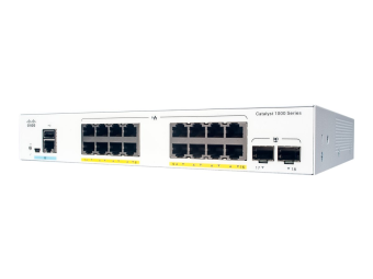 Cisco Catalyst 1000-16T-2G-L - Switch - managed - 16 x 101001000 + 2 x Gigabit SFP (Uplink)