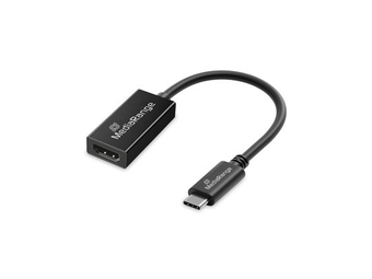 MEDIARANGE Usb-C zu Hdmi AudioVideo Konverter sw - Converter - Usb Typ C - Kabel - AudioMultimedia