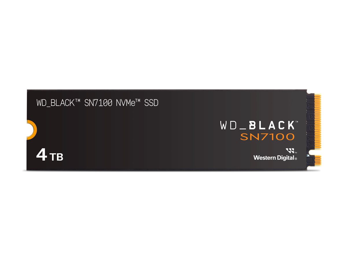 WD_BLACK SN7100 WDS400T4X0E-00CJA0 - SSD - 4 TB - intern - M.2 2280 - PCIe 4.0 x4 (NVMe)
