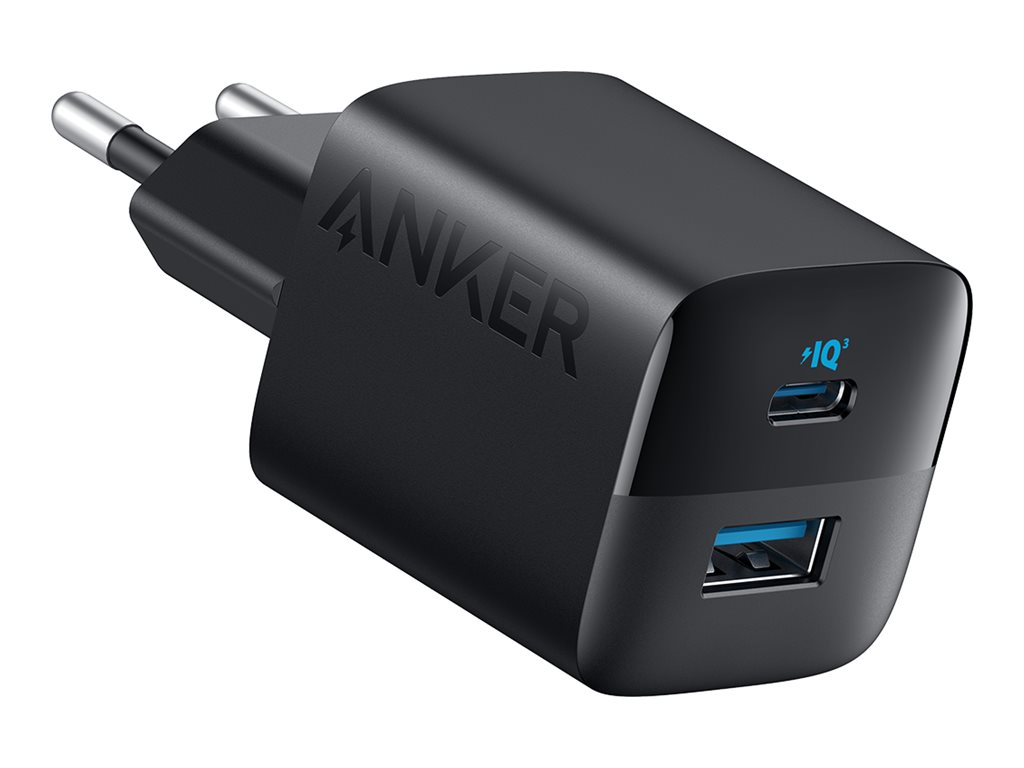 Anker Innovations Anker 323 - Netzteil - 33 Watt - PD - 2 Ausgabeanschlussstellen (24 pin USB-C, USB Typ A)
