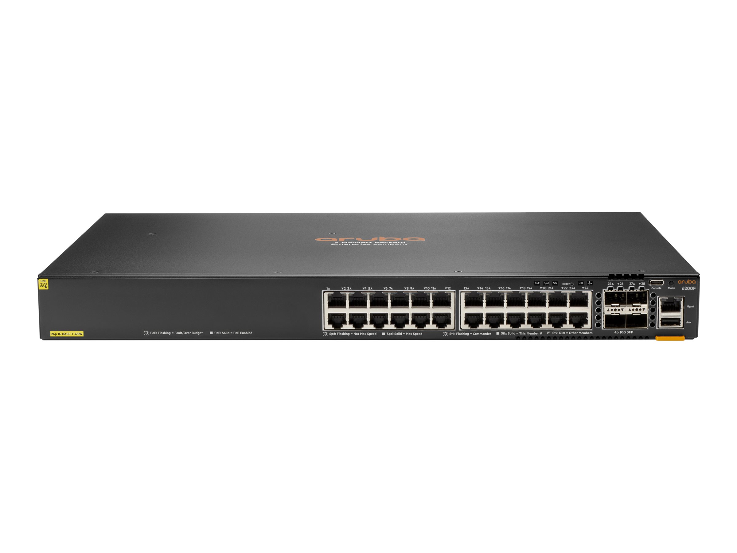 HPE Aruba Networking CX 6200F 24G 4SFP Switch