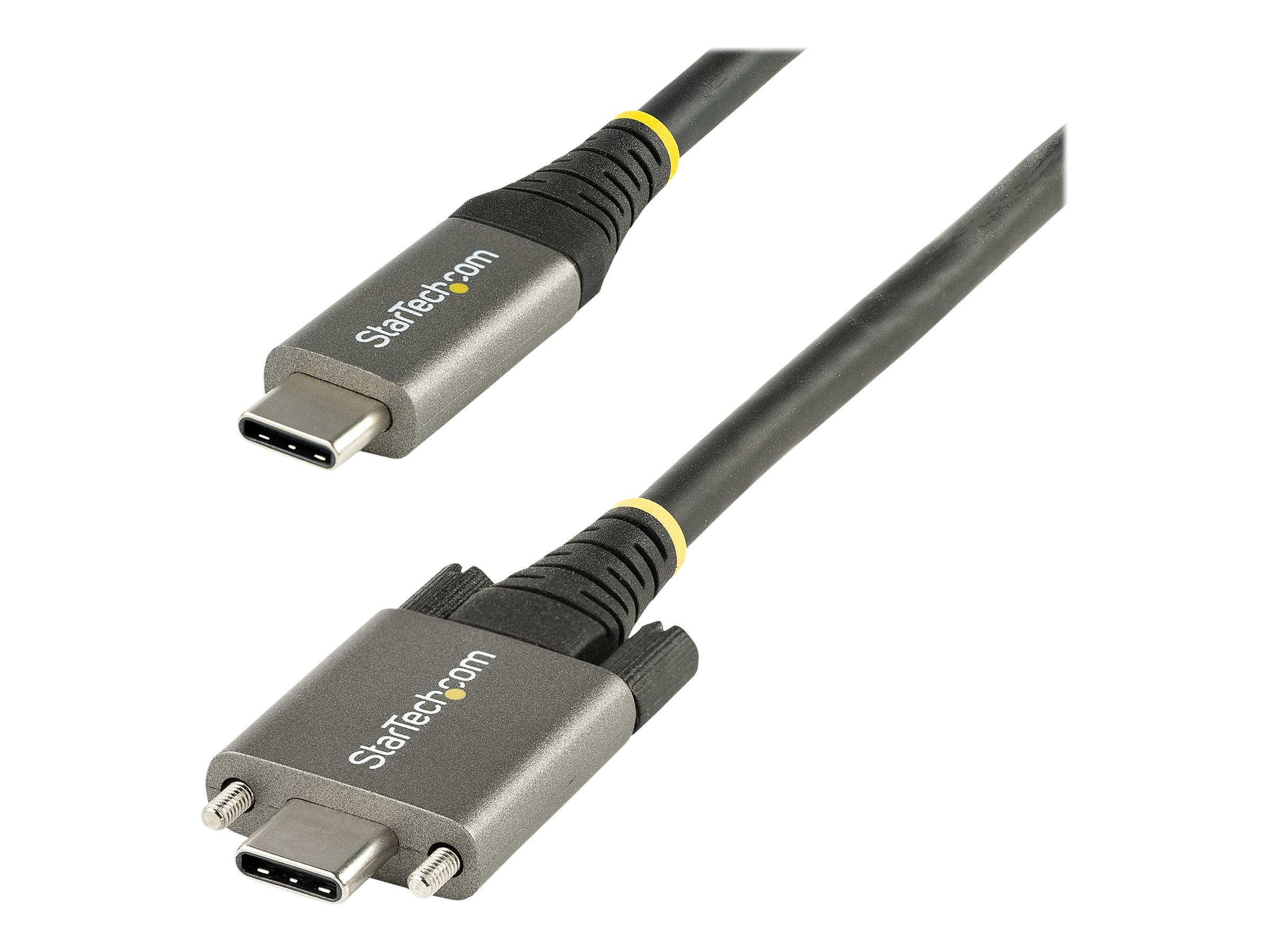 StarTech.com 50cm USB-C Kabel mit Schraubensicherung 10Gbits - USB 3.13.2 Gen 2 Typ-C Kabel - 100W (5A)