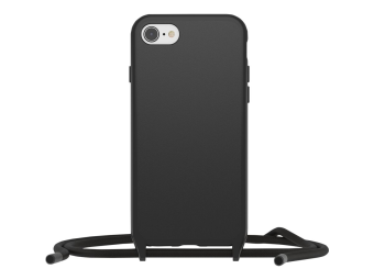 OtterBox React Series - Hintere Abdeckung für Mobiltelefon - Halskette - Schwarz - für Apple iPhone 7 8 SE (2. Generation)
