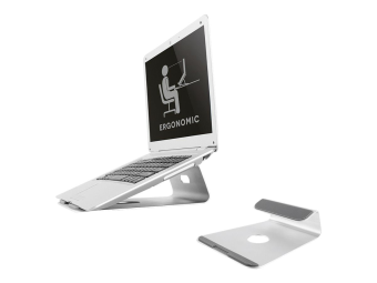 Neomounts NSLS025 - Aufstellung - für Notebook - Gebürstetes Aluminium - Silber - Bildschirmgröße 25.4-43.2 cm (10"-17")