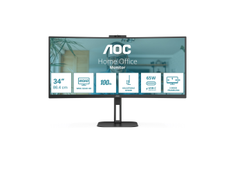 AOC Value-line CU34V5CBK - V5 series - LED-Monitor - gebogen - 86.4 cm (34)