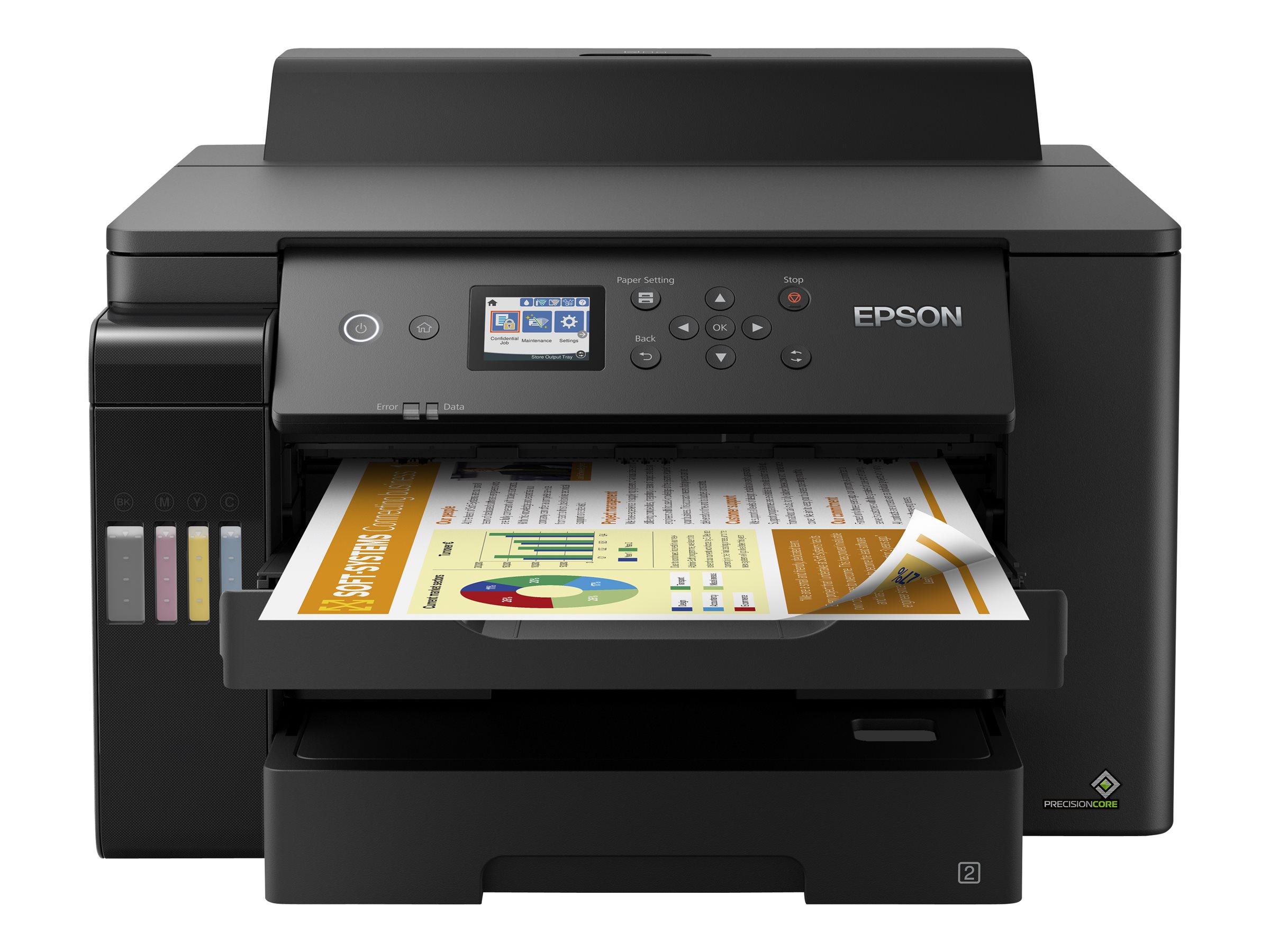 Epson EcoTank ET-16150 - Drucker - Farbe - Duplex - Tintenstrahl - A3 - 4800 x 1200 dpi - bis zu 25 SeitenMin. (einfarbig)