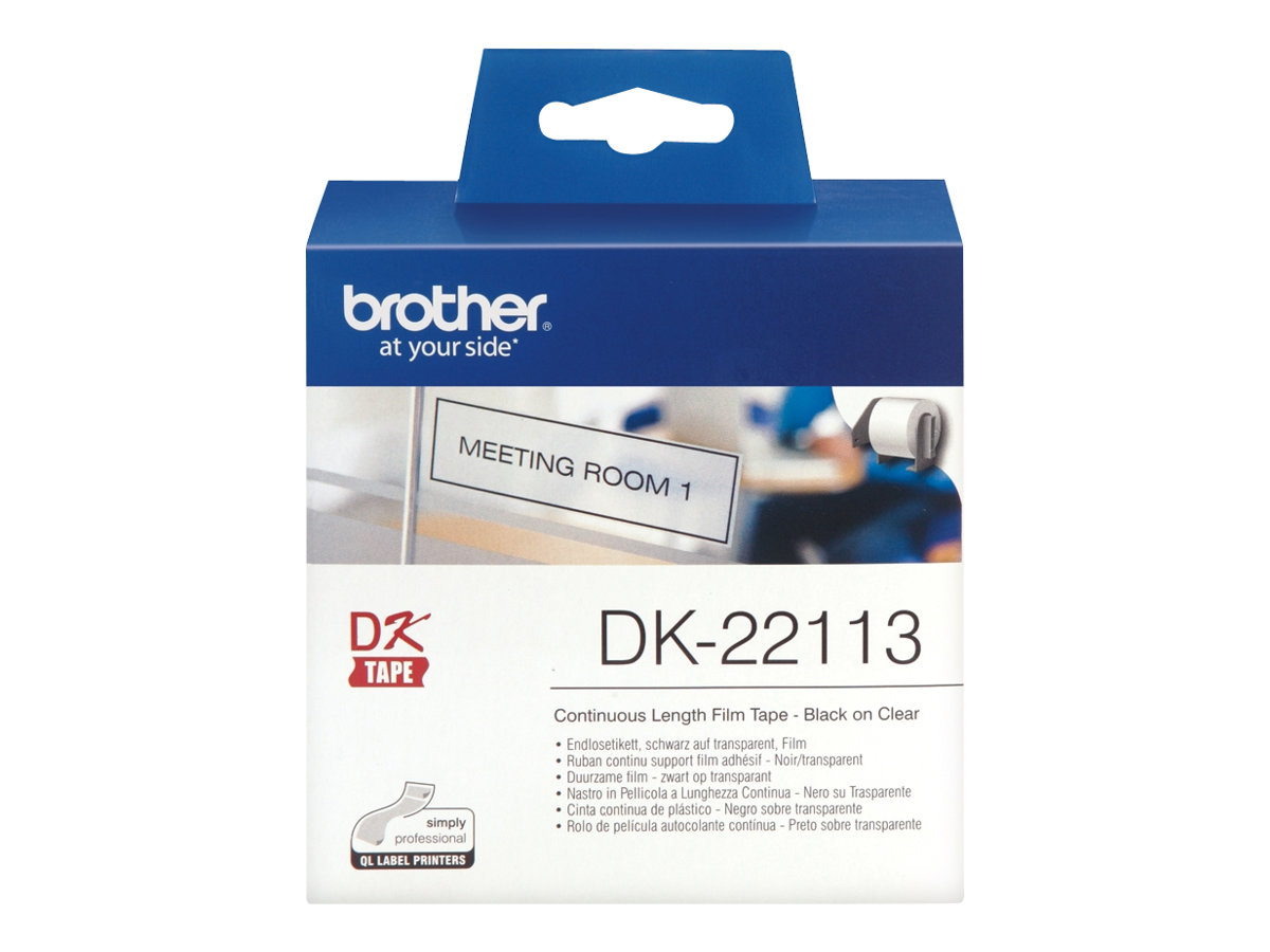Brother DK-22113 - Klar - Rolle (6,2 cm x 15,2 m) Folie  Film