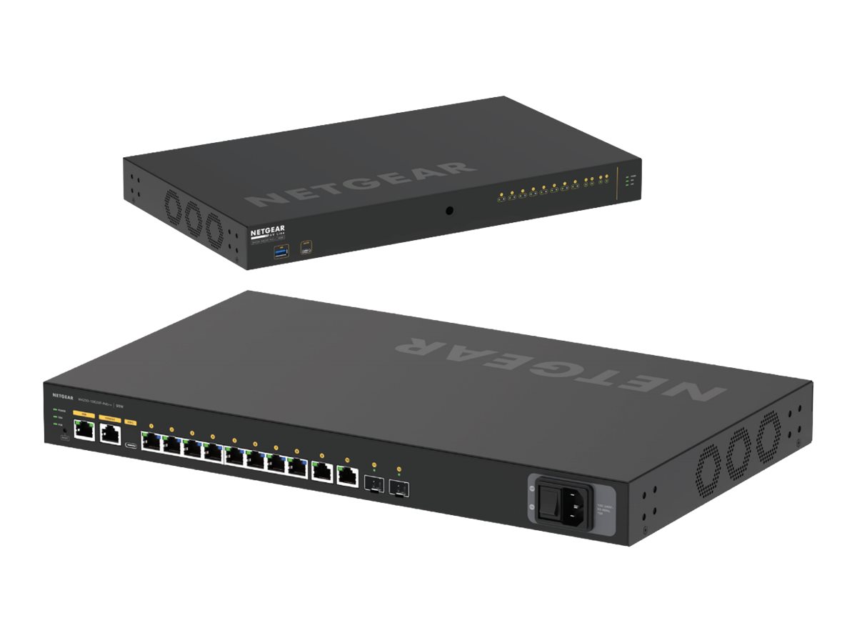 Netgear AV Line M4250-10G2XF-PoE++ - Switch - L3 - managed - 10 x 101001000 (8 PoE++)