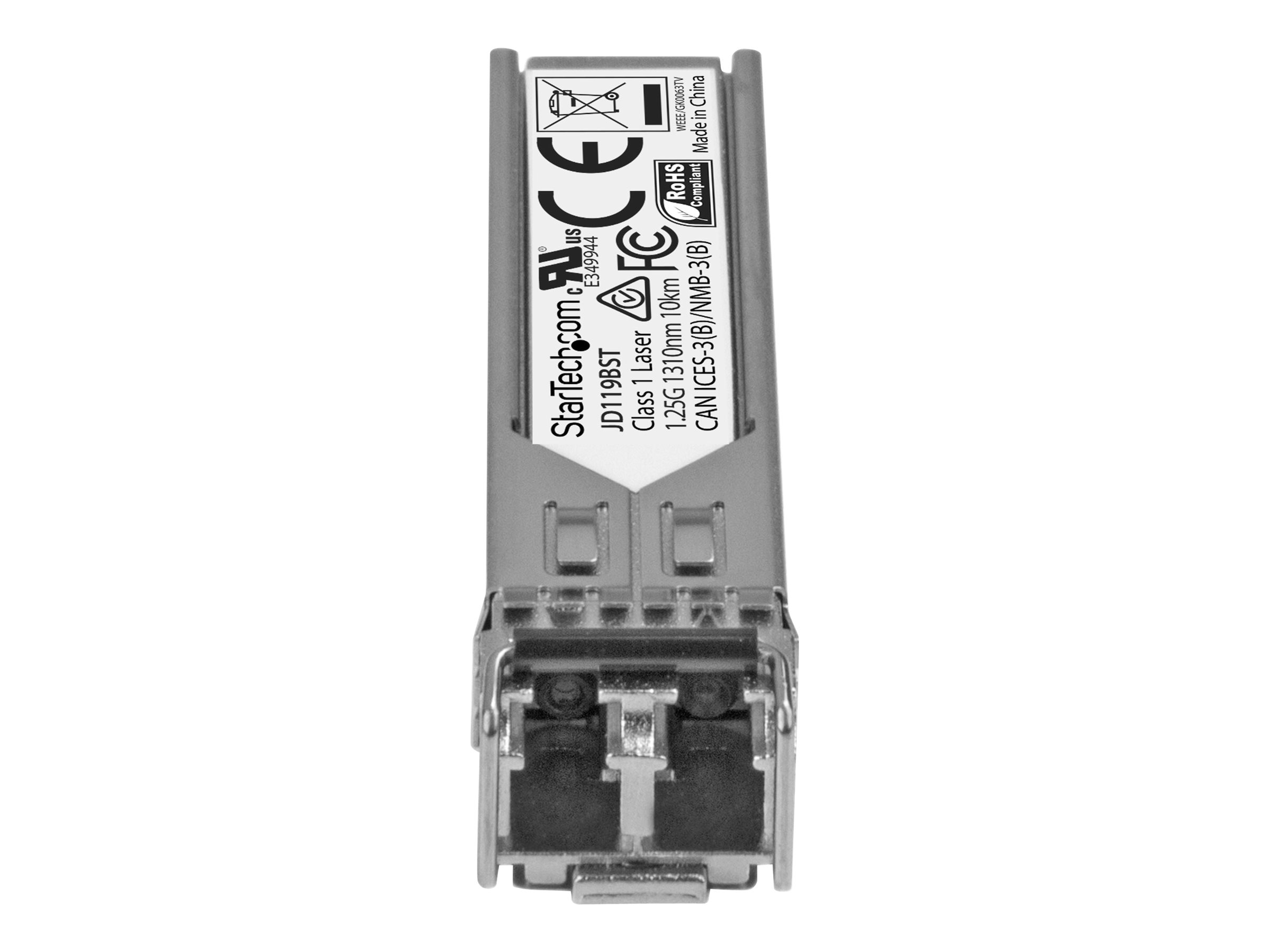 StarTech.com HP JD119B kompatibel SFP - Gigabit Fiber 1000Base-LX SFP Transceiver Module - SM LC - 10km - 1310 nm- DDM  DOM - SFP (Mini-GBIC)-