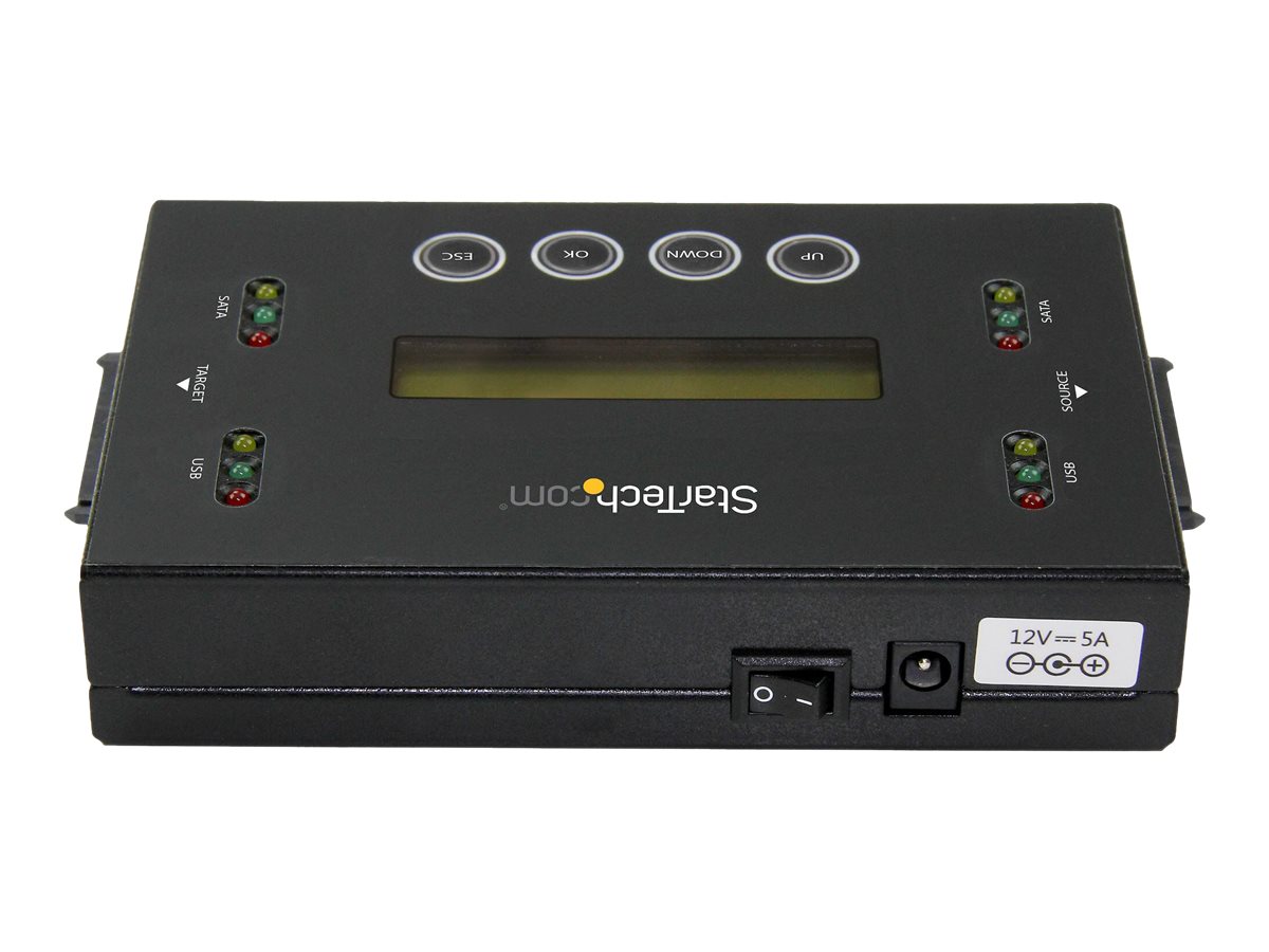 StarTech.com StarTech Laufwerks Duplizierer und Löscher für USB Sticks und 2,5  3,5" SATA Laufwerke - 11 duplizierung plus Cross-interface - Festplatte  USB-Drive-Duplikator - 1 Schächte (Serial ATA-600  USB)