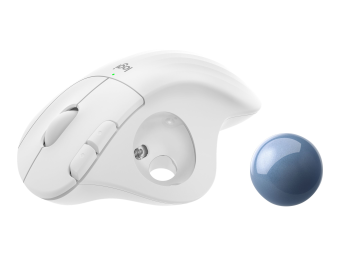 Logitech Ergo Series ERGO M575 - Trackball - optisch - 5 Tasten - kabellos - Bluetooth 5.0 LE 2.4 GHz - kabelloser Empfänger (USB)