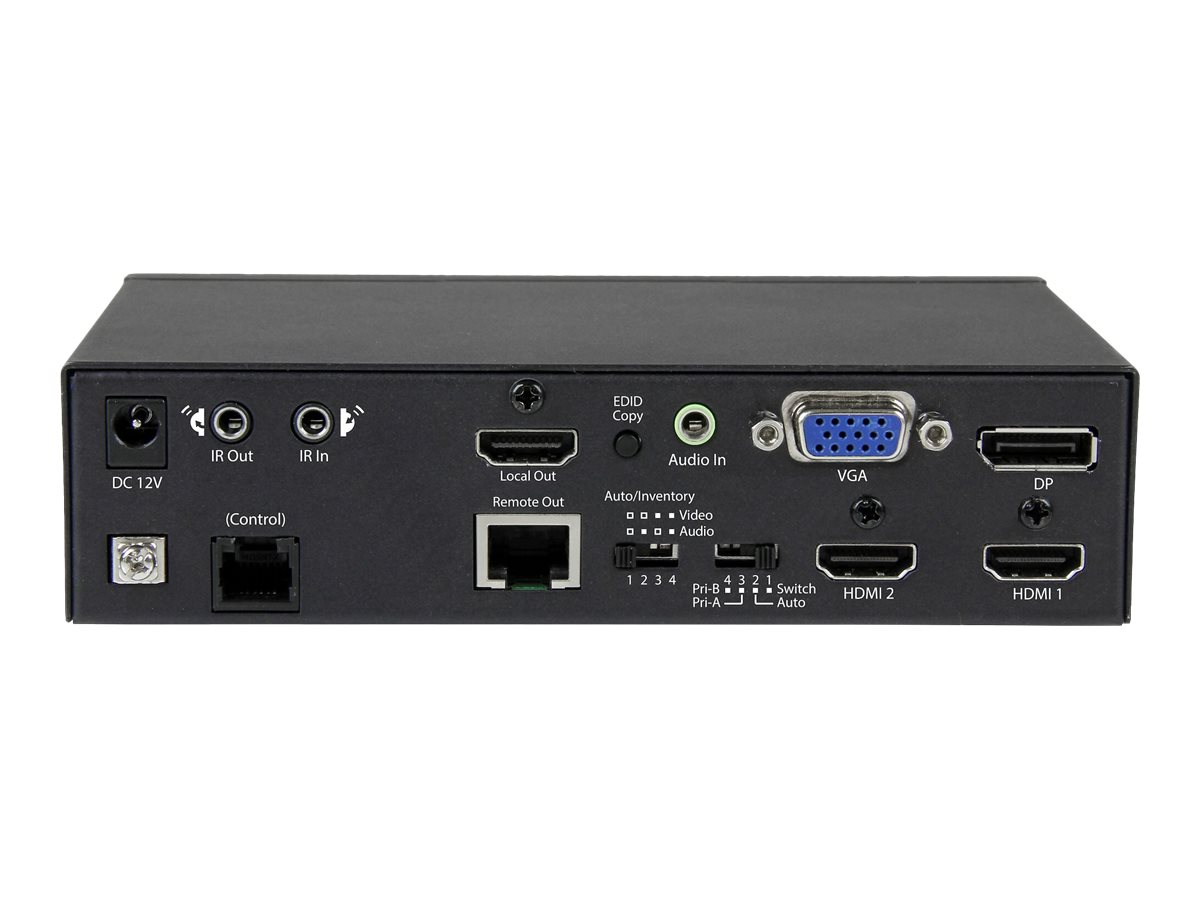 StarTech.com Multi-Input HDBaseT Extender mit eingebautem Switch