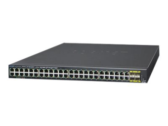 Planet GS-4210-48T4S - Switch - managed - 48 x 101001000 + 4 x Gigabit SFP