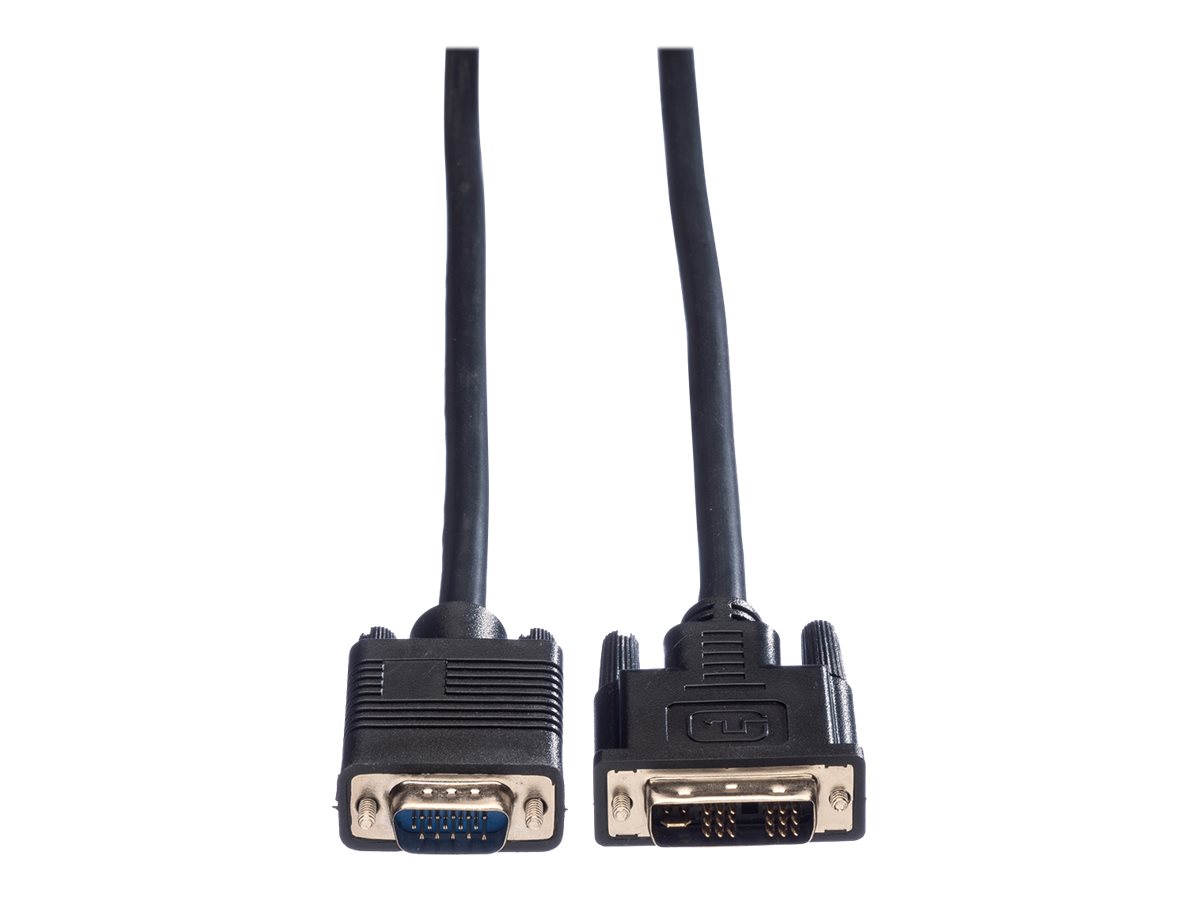 VALUE Videokabel - HD-15 (VGA) (M) zu DVI-A (M)