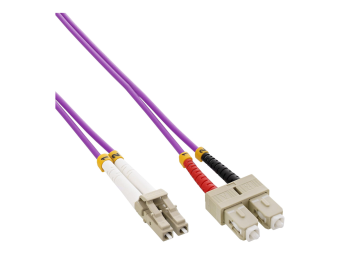 InLine LWL Duplex Kabel - LCSC - 50125µm - OM4 - 3m