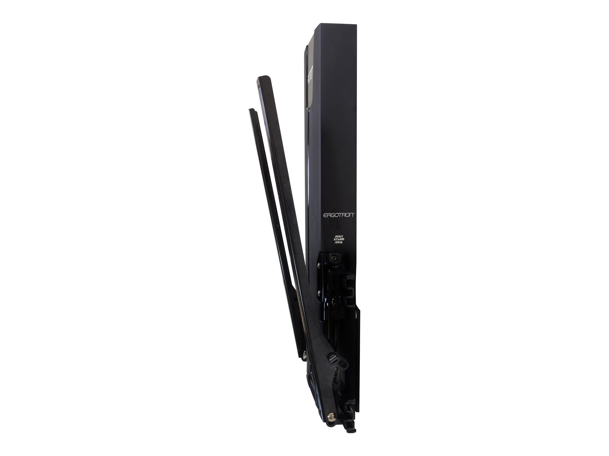 Ergotron Befestigungskit (neigbare Halterung, Montageschablone, Niedrigprofil-Hebemodul, Kabelführungskomponenten) - Konstante Krafttechnologie - für LCD-Display - Gleitschiene, für sehr schwere Last - Schwarz - Bildschirmgröße 116.8-160 cm (46"-63")