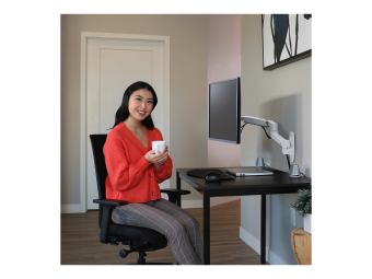 Ergotron LX - Befestigungskit (Monitorarm) - für LCD-Display - Aluminium - weiß - Bildschirmgröße bis zu 86,4 cm (bis zu 34 Zoll)