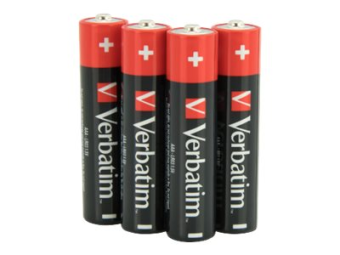 Verbatim Batterie 4 x AAA - Alkalisch