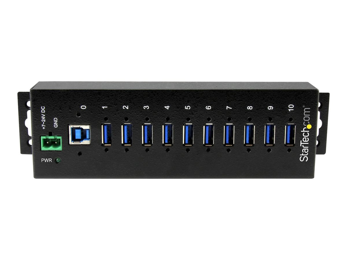 StarTech.com 10 Port Industrieller USB 3.0 Hub