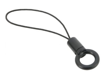 Mobilis O-Ring für Schultergurt - weich - Schwarz (Packung mit 2)